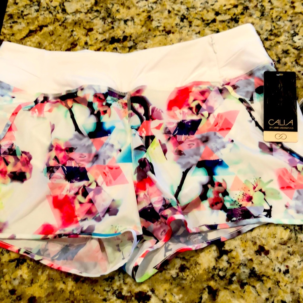 NWT-Calia multi color shorts Large